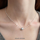 Floating Pearl Beaded Necklace