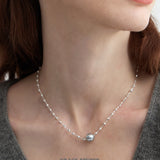Floating Pearl Beaded Necklace