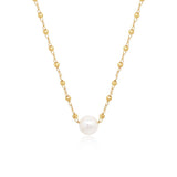 Floating Pearl Beaded Necklace