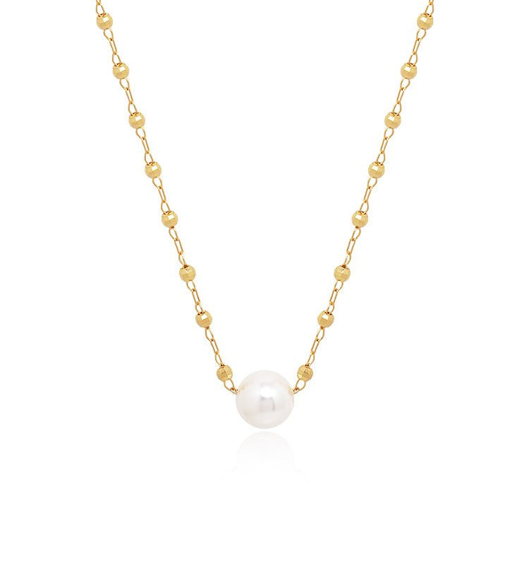 Floating Pearl Beaded Necklace