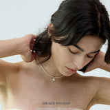 Petite Drop Pearl Pendant Necklace