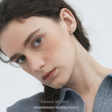 Radiant Solitaire Stud Earrings