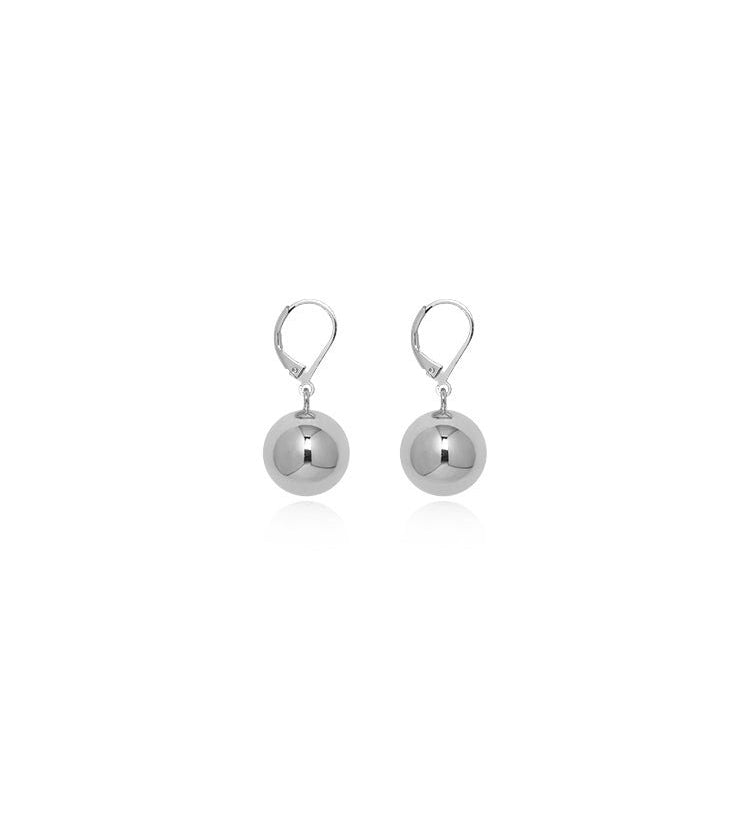 Sculpted Sphere Drop Earrings