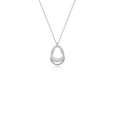 Ripple Curve Pendant Necklace