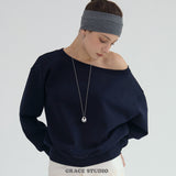 Minimalist Teardrop Hole Pendant Necklace