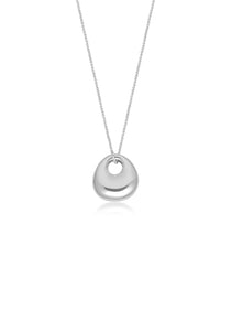 Minimalist Teardrop Hole Pendant Necklace - Grace Studio