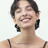 Cascade Ball Drop Earrings