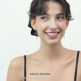 Cascade Ball Drop Earrings