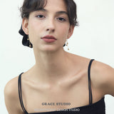Cascade Ball Drop Earrings
