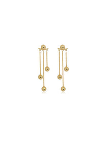 Cascade Ball Jacket Dangle Earrings - Grace Studio