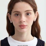 Chunky Dome Huggie Earrings
