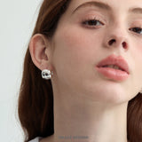 Wide Chunky Dome Huggie Earrings