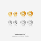 Chunky Dome Huggie Earrings