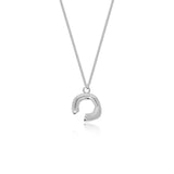 Sculpted Arc Pendant Necklace