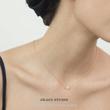 Pavé Heart Pendant Necklace