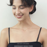 Pavé Heart Pendant Necklace
