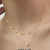 Twinkle Dot Station Necklace