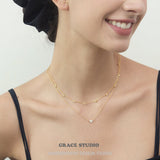 Pavé Heart Pendant Necklace