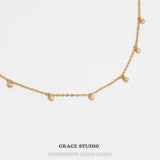 Twinkle Dot Station Necklace