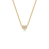 Pavé Heart Pendant Necklace