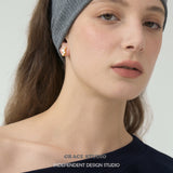 Dazzling Cascading Moissanite Stud Earrings - Grace Studio