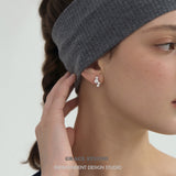 Dazzling Cascading Moissanite Stud Earrings - Grace Studio