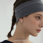 Dazzling Cascading Moissanite Stud Earrings - Grace Studio