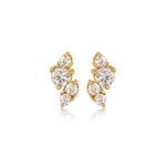 Dazzling Cascading Moissanite Stud Earrings - Grace Studio