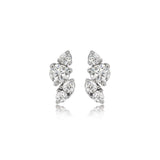 Dazzling Cascading Moissanite Stud Earrings - Grace Studio