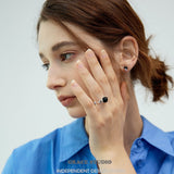 Eclipse Gemstone Open Ring