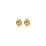 Ripple Form Stud Earrings