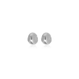 Ripple Form Stud Earrings