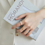 Satin Enamel Band Ring