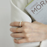 Satin Enamel Band Ring