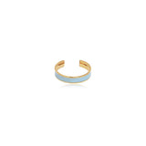 Satin Enamel Band Ring