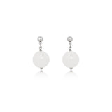 Amber Bead Drop Earrings
