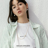 Classic Pearl Accent Necklace