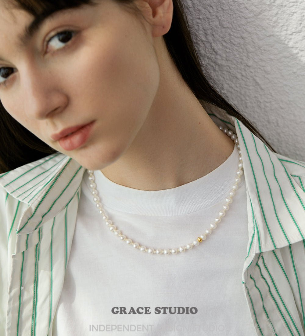 Classic Pearl Accent Necklace