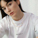 Classic Pearl Accent Necklace