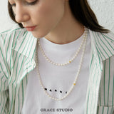 Classic Pearl Accent Necklace