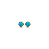 Mini Gemstone Stud Earrings