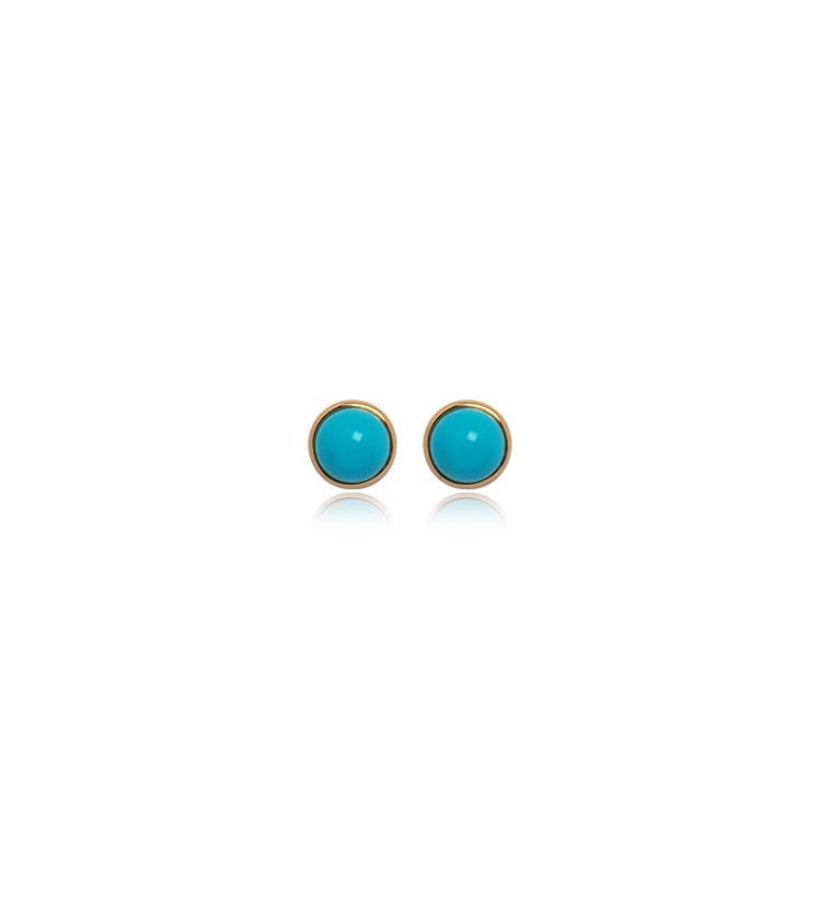 Mini Gemstone Stud Earrings