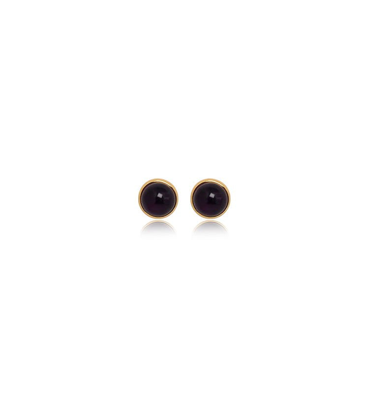 Mini Gemstone Stud Earrings