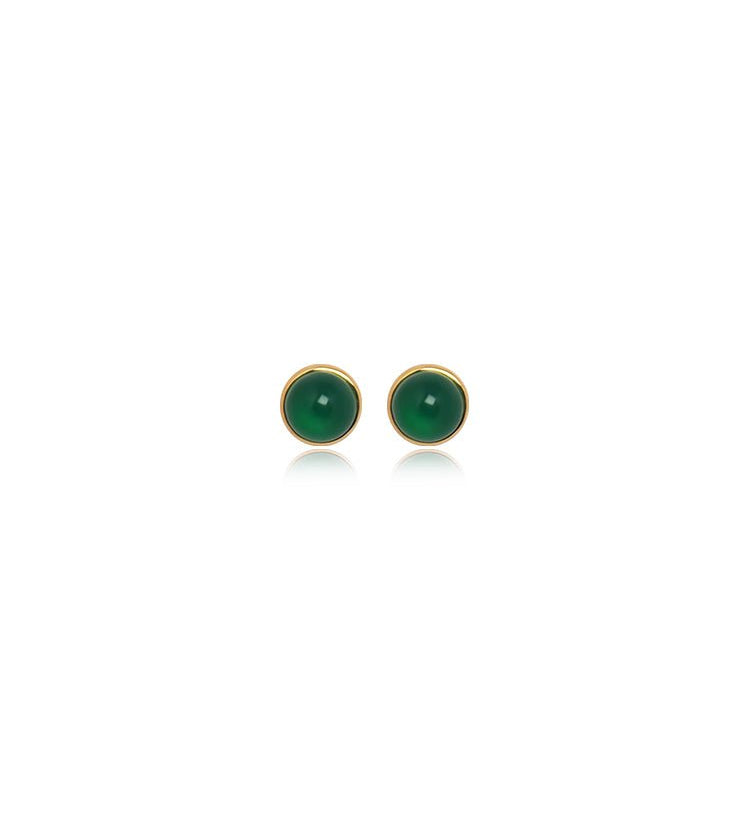 Mini Gemstone Stud Earrings