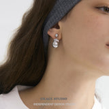 Elegant Baroque Pearl Sculptural Drop Earrings