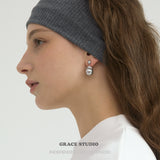 Elegant Baroque Pearl Sculptural Drop Earrings