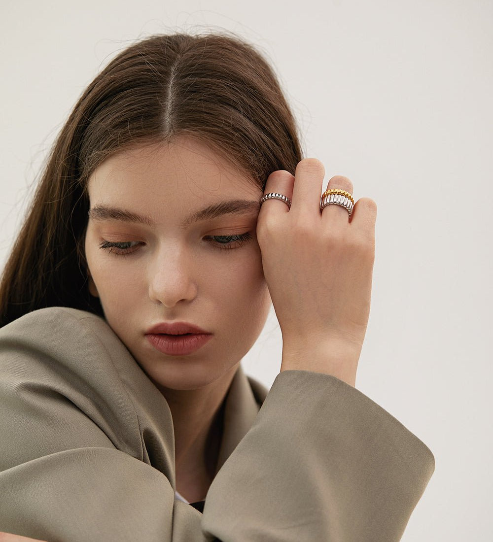 Ripple Edge Band Ring