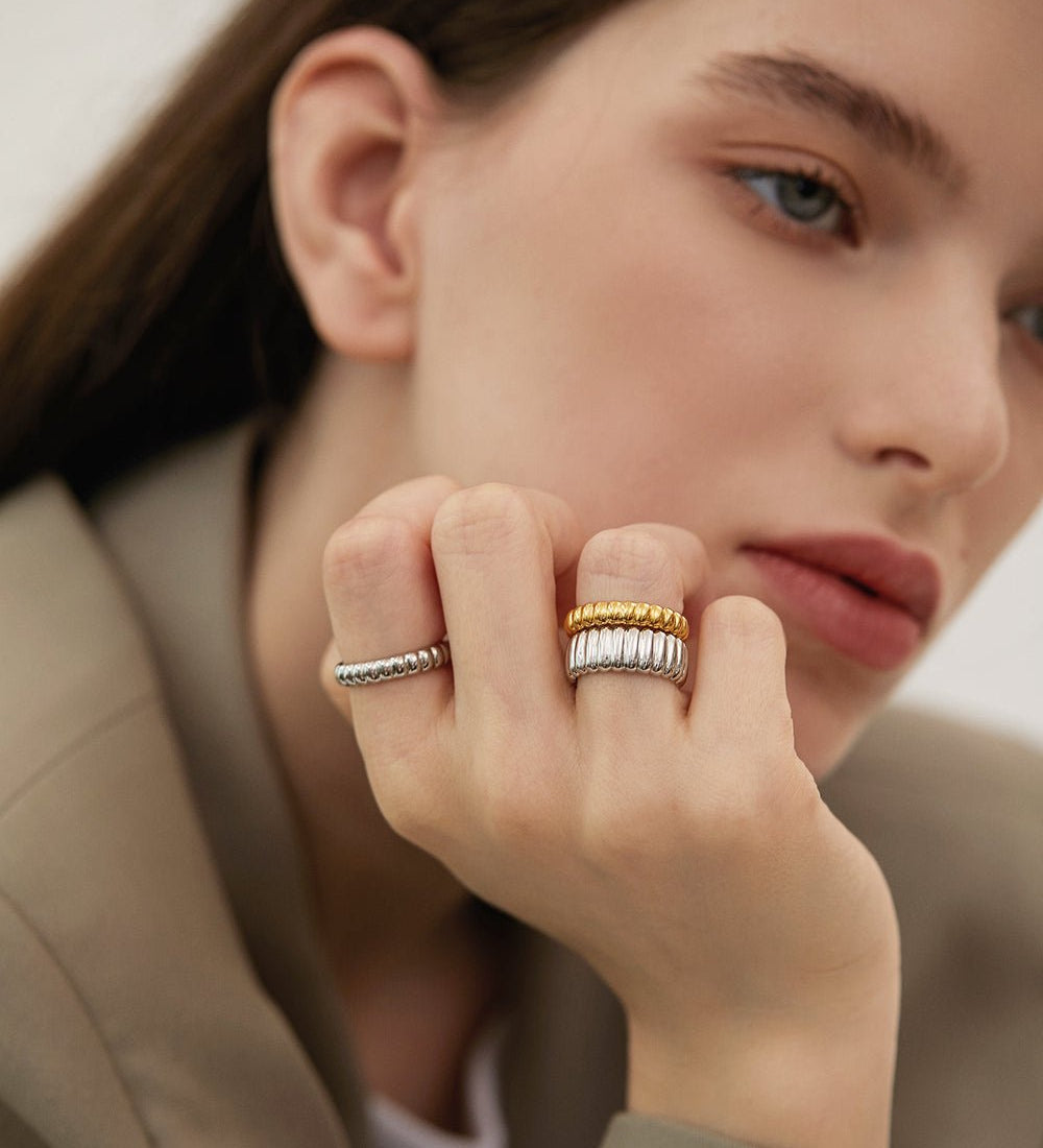 Ripple Edge Band Ring