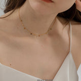 Droplet Layered Strand Necklace