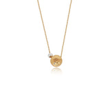 Crater Pearl Long Pendant Necklace